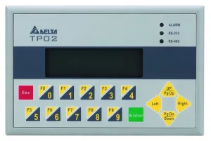 TP02G-ASI Операторская панель (3" STN LCD, 160*32 пикс., 256K FLASH, порты COM1/COM2, без батареи) Снята с производства